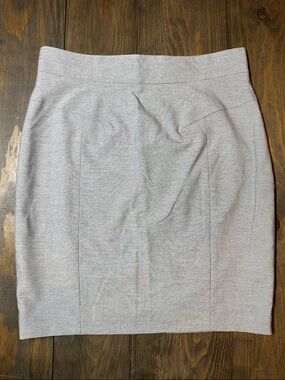 H&M Light Gray Pencil Skirt - Tailored Women's Skirt